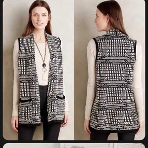 Anthropologie Angel of the North Vest Cardigan
